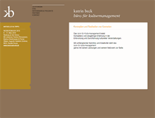 Tablet Screenshot of beckmanagement.de